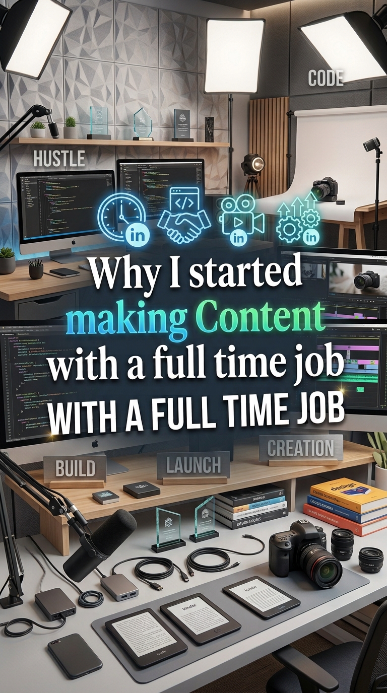 Why I started making content