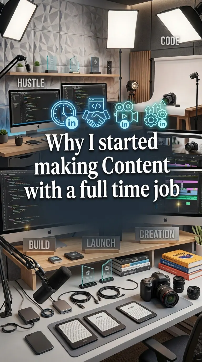 Why I started making content