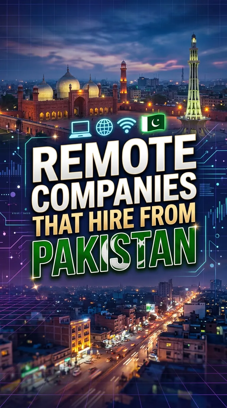 Remote companies that hire from Pakistan
